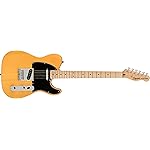 Squier by Fender Affinity Series Telecaster, Electric Guitar, Maple fingerboard, Butterscotch Blonde, Comes with Free Virtual Lessons
