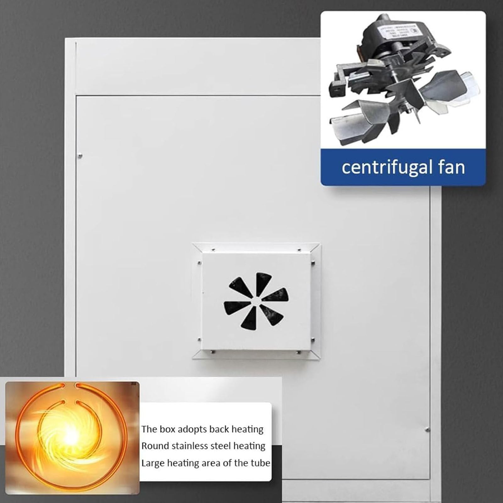 Horno De Secado Rápido A Temperatura Constante con Calefacción Eléctrica, Horno De Secado Rápido A Temperatura Constante para Laboratorio/Industrial, Secador De Aire