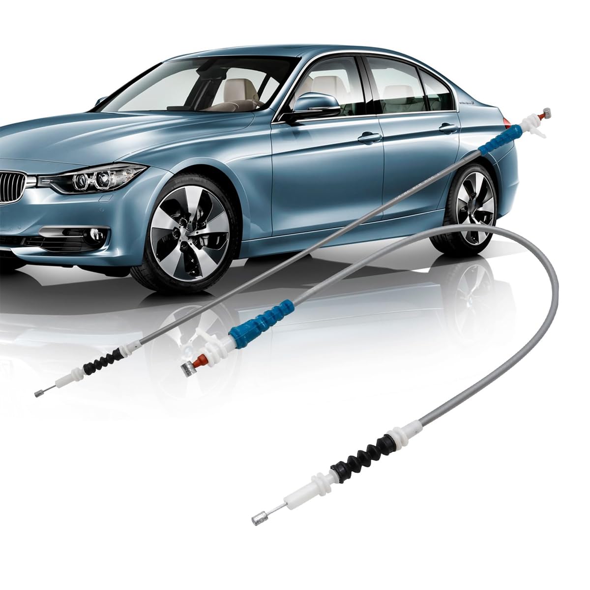 2 pezzi 51217259828 cavi di sgancio maniglia porta esterna anteriore sinistra e destra di ricambio per BMW Serie 3 F30 F31 F80 316d 316i 318d 318i 320d