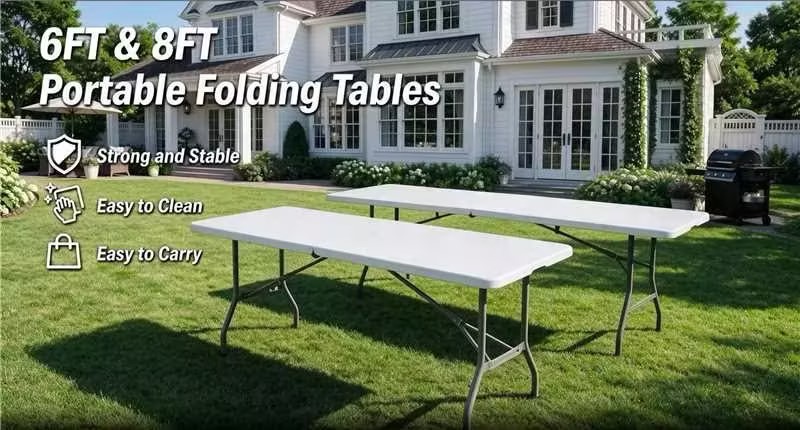 Amazon.com: Ortus Collective Folding Table 6 Foot - Heavy Duty