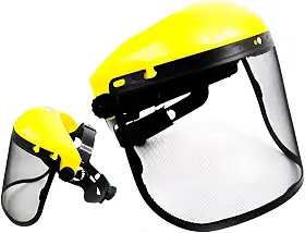 Protetor Facial Completo Roçadeira e Motosserra Tela Aço - Epi