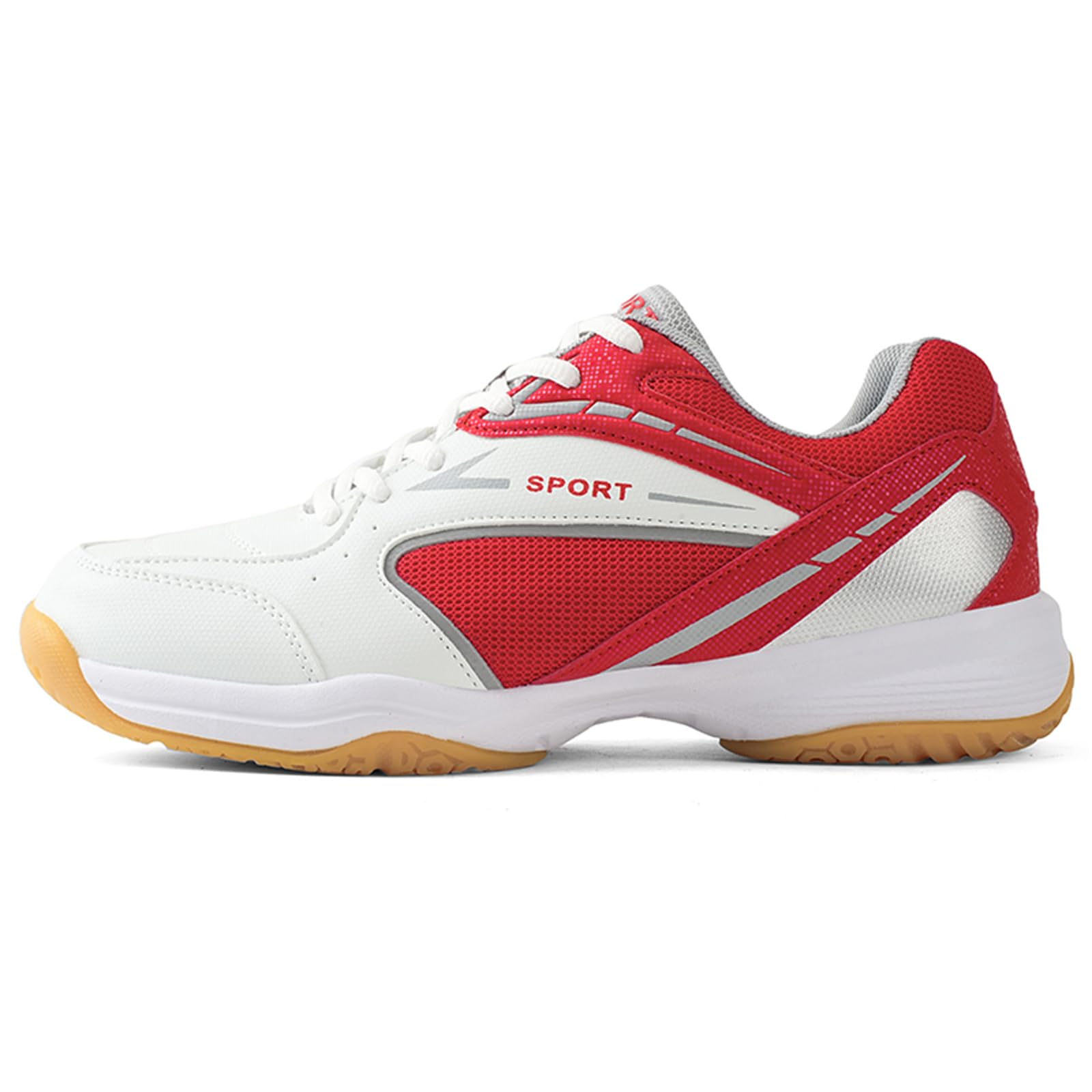JiuQing Buty do badmintona dla mężczyzn Buty do gry w hali Buty do siatkówki Buty treningowe do squasha na zewnątrz antypoślizgowe