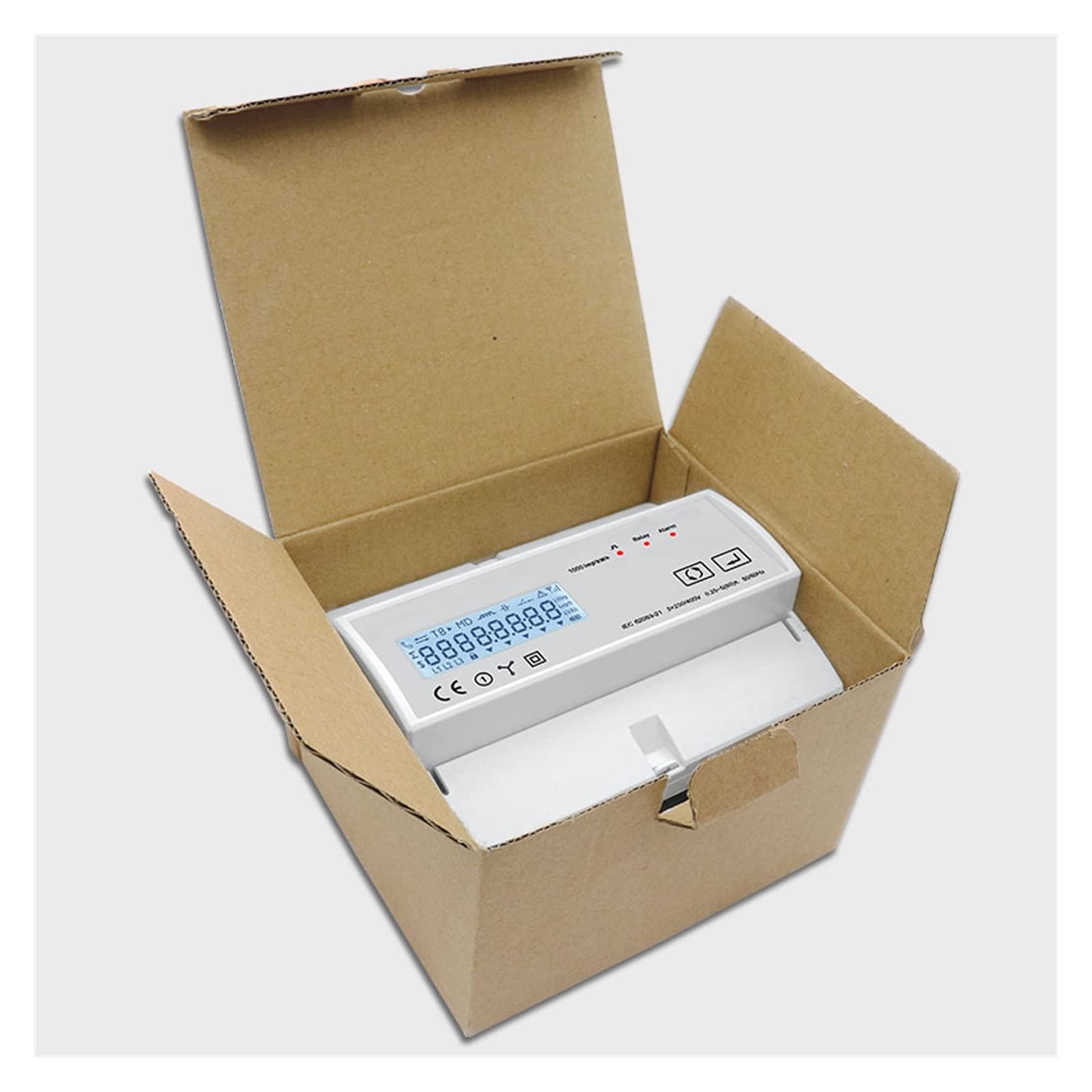 Contatore elettrico digitale, Smart Life TUYA Contatore di energia trifase 3 * 230V 50/60Hz Timer Misuratore di potenza TAC7321C Monitora e registra il consumo energetico