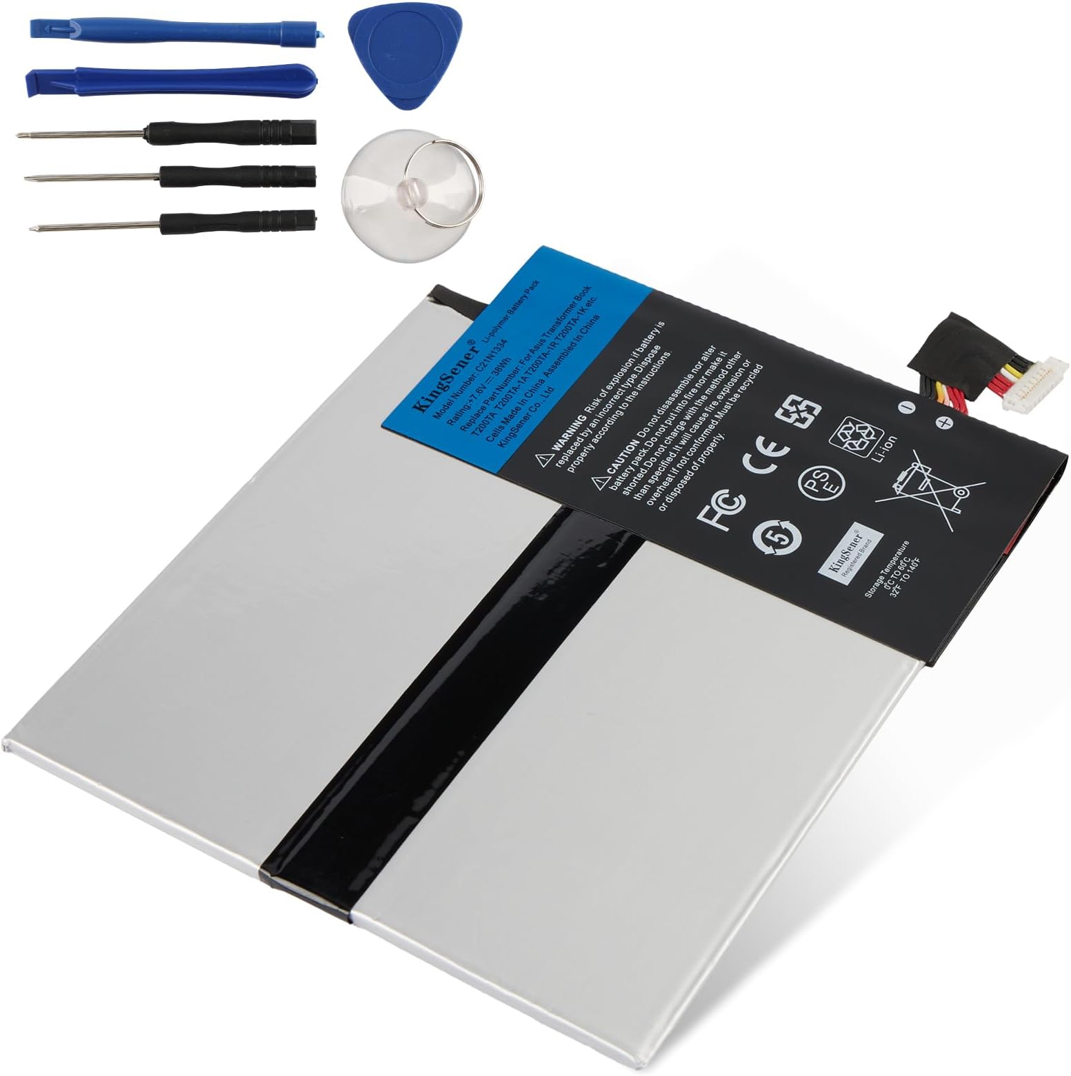 C21N1334 C21PQ9H 0B200-00870000M Laptop Battery Replacement for Asus Transformer Book T200TA T200TA-1A T200TA-1K T200TA-1R Series Notebook 7.6V 38WH