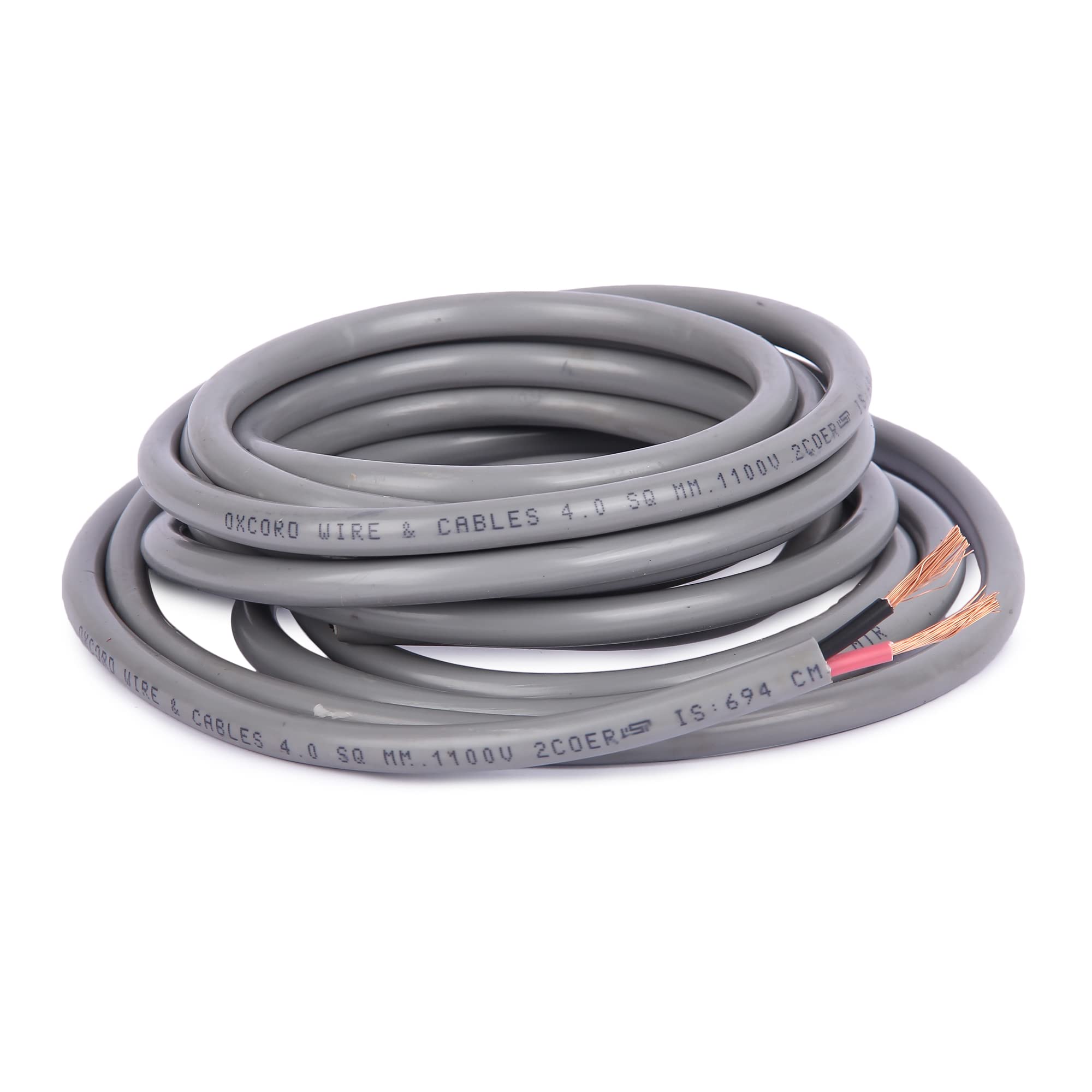 OXCORD 2 core Round Copper Wires and Cables 4mm for Domestic and Industrial Electric Connections (30 Meter) — Amazon image 2