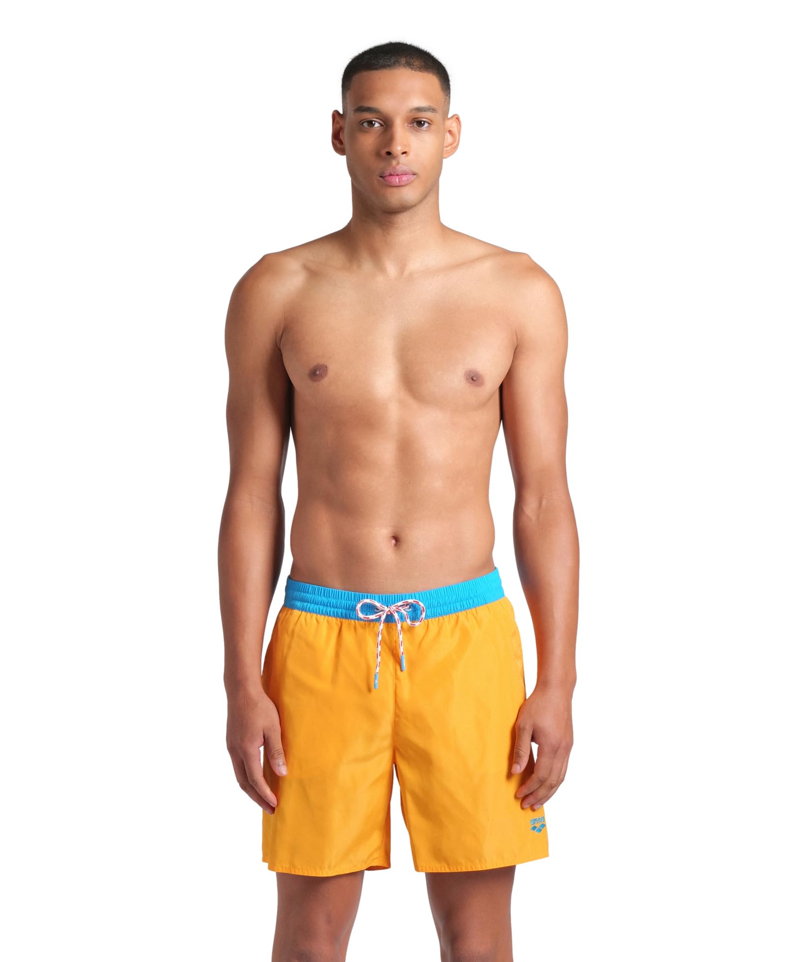ARENA Men's Team Stripe Beach Boxer Short de Playa Hombre