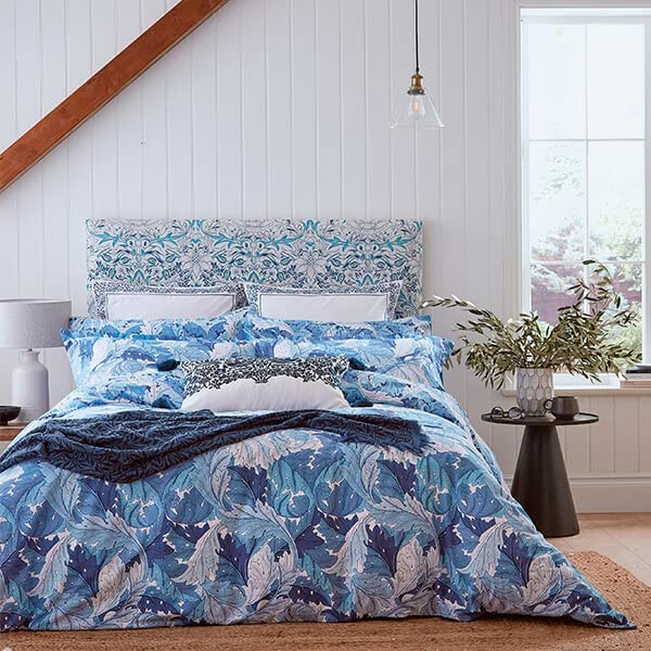 MORRIS & Co. ACANTHUS DUVET COVER WOAD