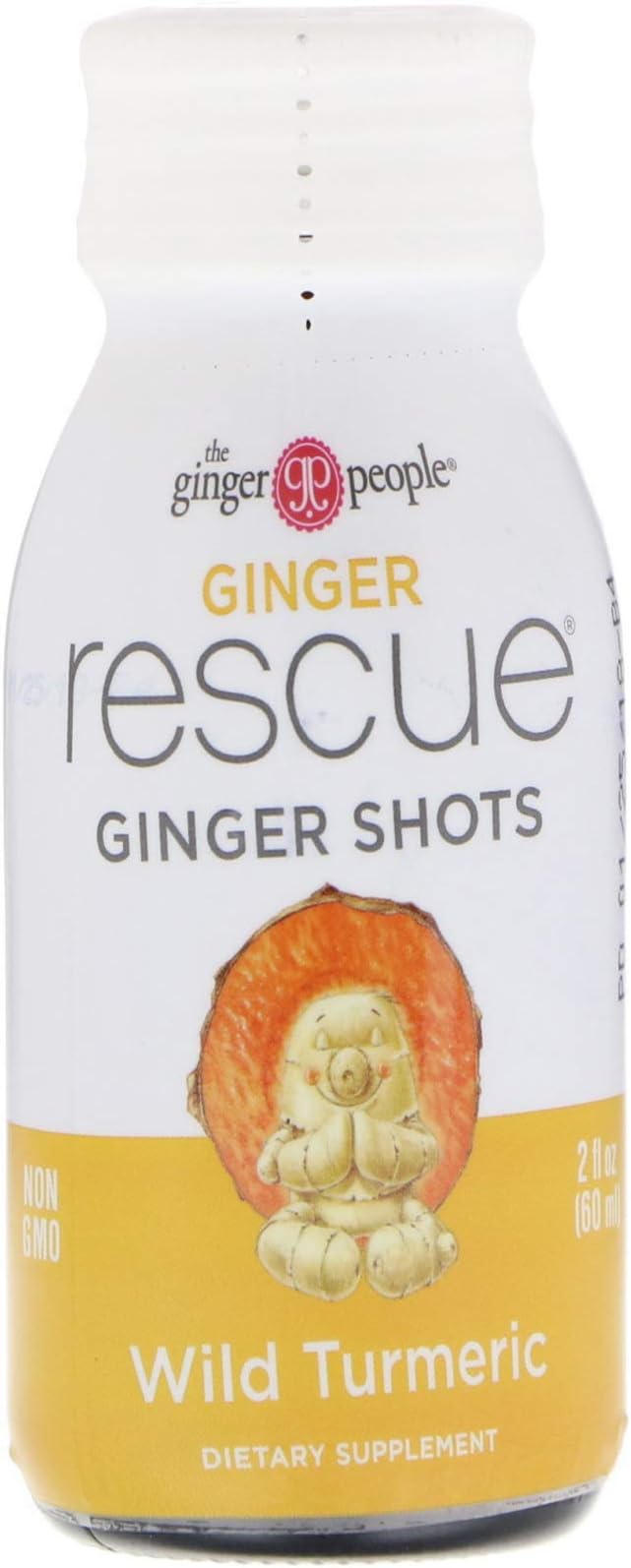 Rescue Ginger Shot Wild Turmeric, 2 Fl Oz