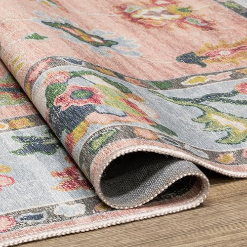 Tapete decorativo oriental lavable 118x90 cm miniatura 6