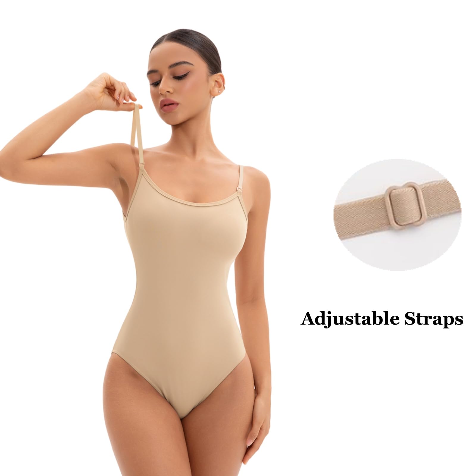 Justaucorps de ballet à sangle réglable pour femme - Justaucorps de gymnastique et de danse - Justaucorps de danse pour adultes et filles
