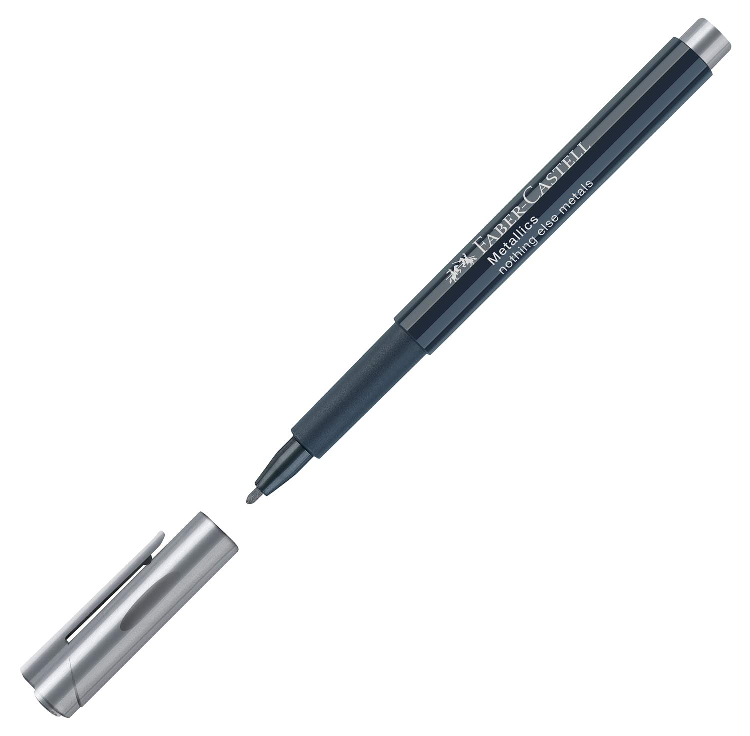 Faber-Castell Metalik Markör Gümüş