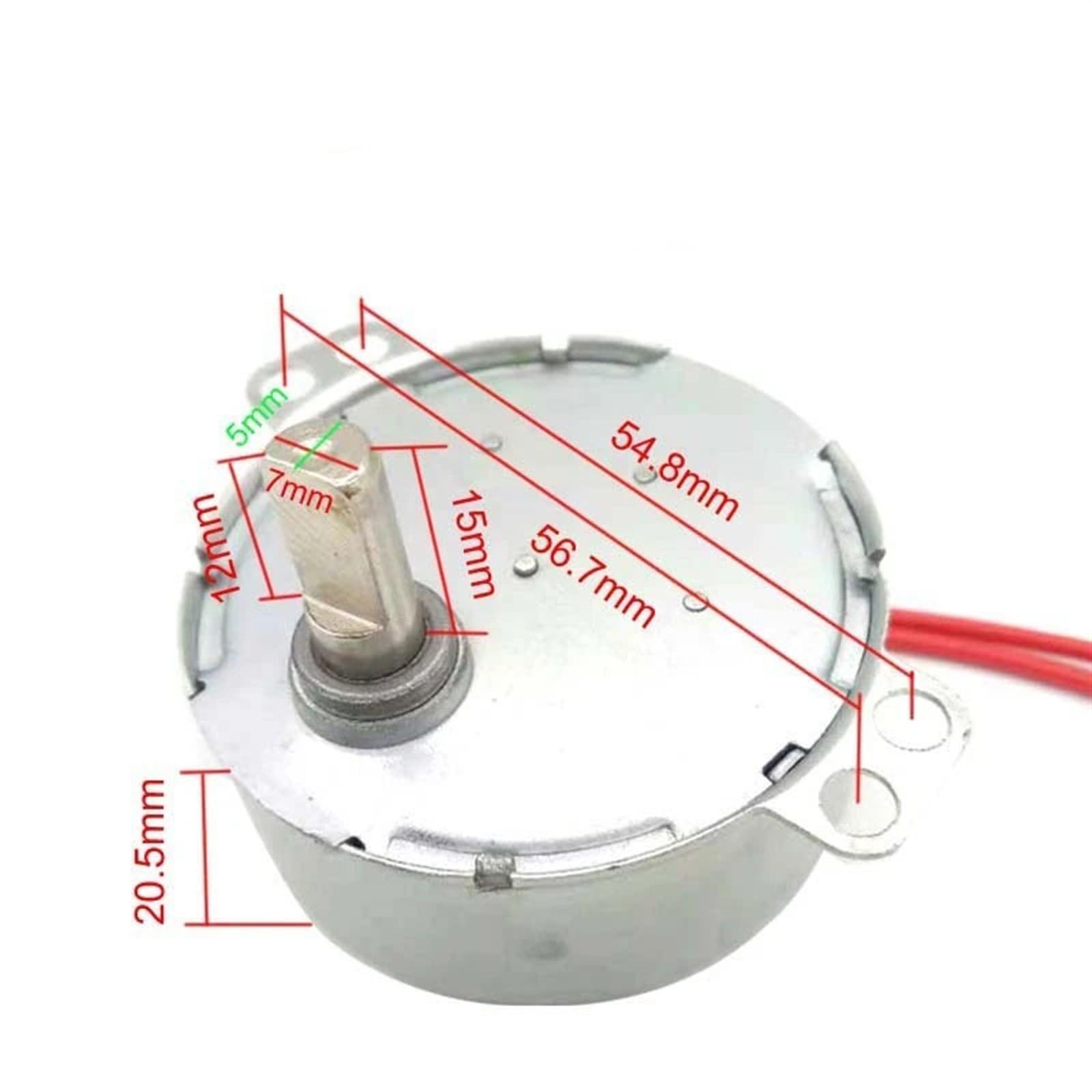 220-240v Tyj0 Ac 220V-240V /6R/Min Synchronous Reduction Gear Motor For Fan At Best Price In - Foto 2
