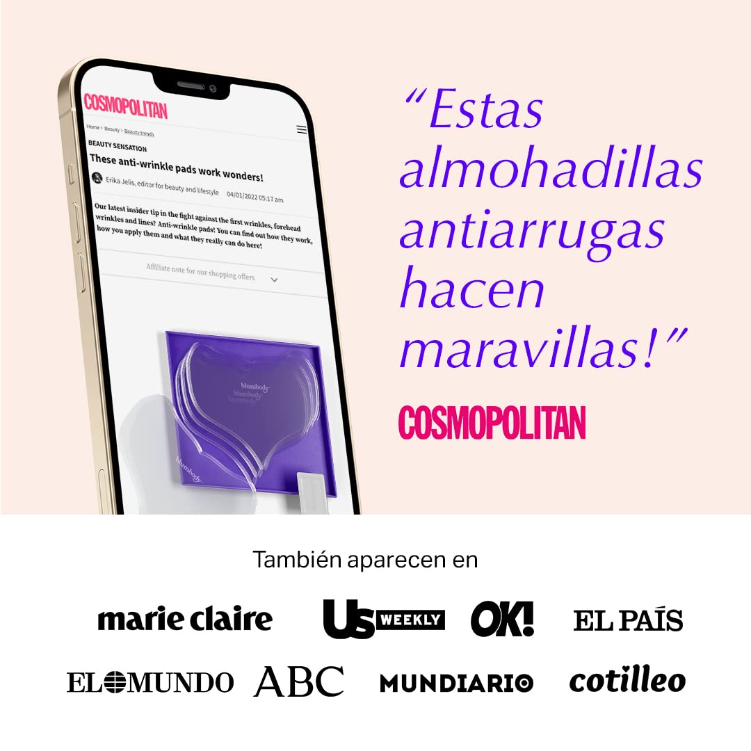 Almohadilla Antiarrugas para Escote - Silicona Reutilizable para Arrugas del Pecho - Prevenir y Eliminar Arrugas de Piel - Reafirmante, Tonificante, Más Natural Alternativa al Botox (Para 2 mes)