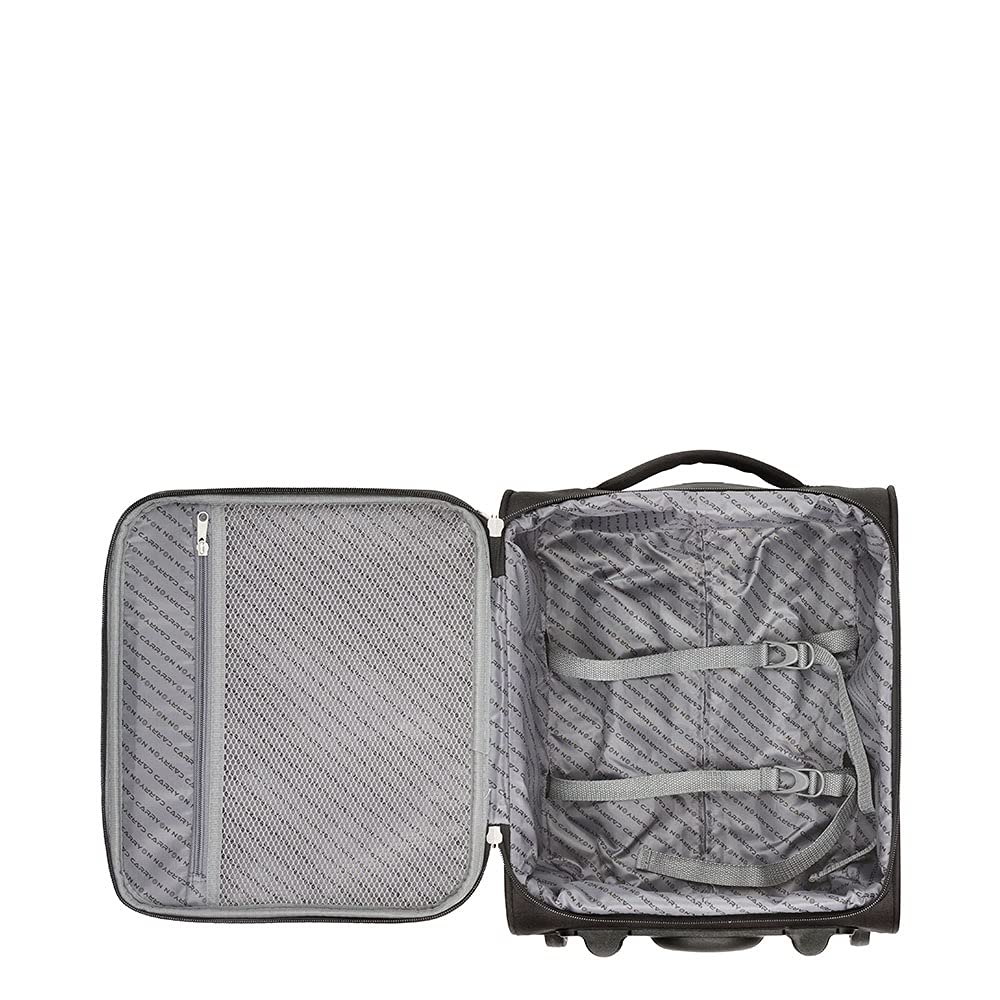 CarryOn Air – Miękka walizka kabinowa pod siedzenie 40 cm, trolley 23 l (Czarny, Mini)