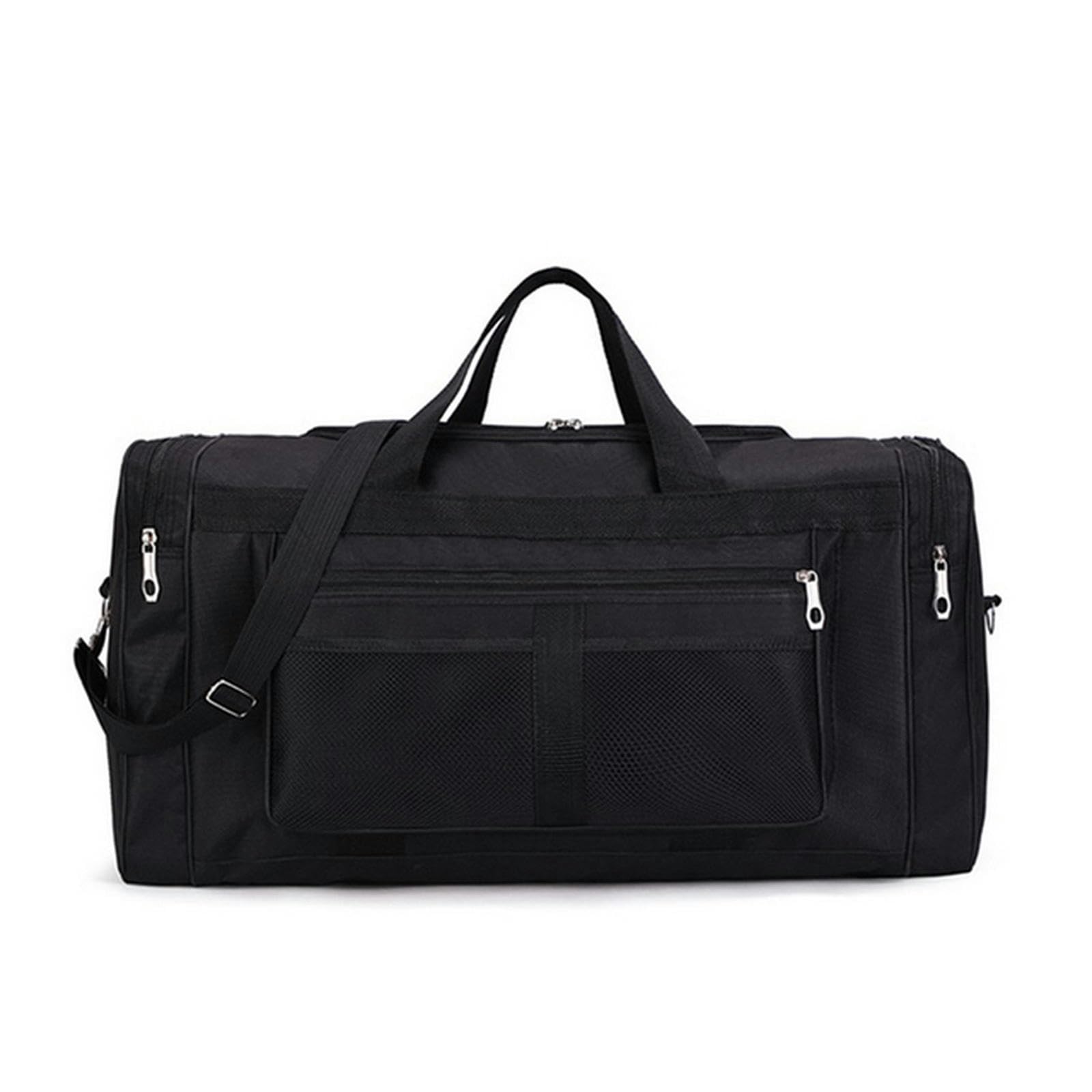 NOGRAX Schulrucksack Gym Duffle Bag Für Frauen Männer Sporttaschen Reise Duffle Taschen Tasche Große Weekender Overnight Bag Mit Toilette-Schwarz