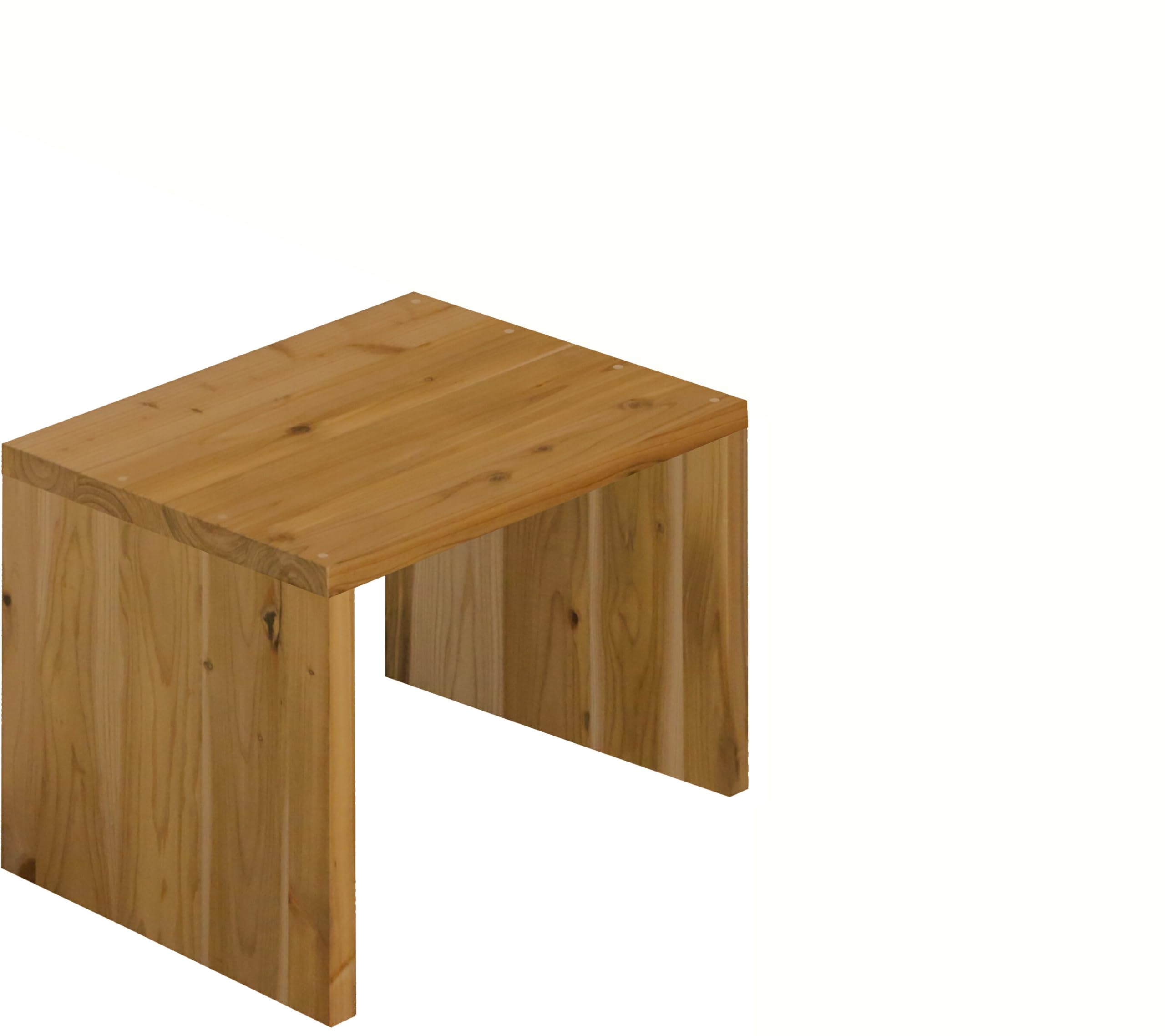 Amazon｜WOODPRO コの字 シェルフ 幅50cm 高さ40cm 奥行40cm ナッツ色