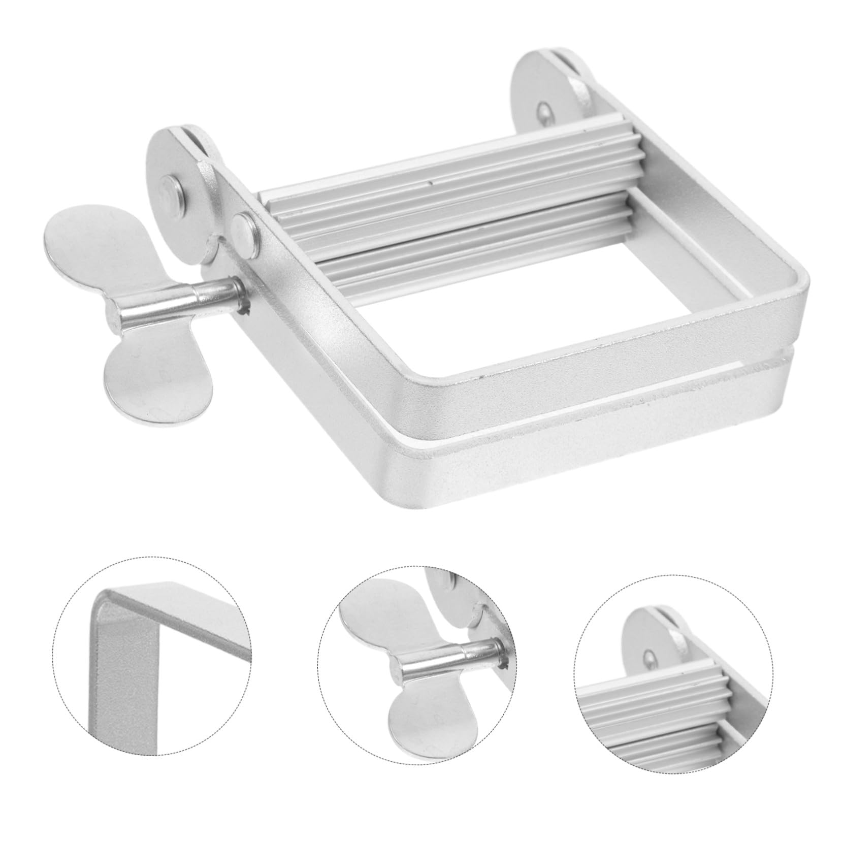 VALICLUD 2piezas Exprimidor de Pasta de Dientes de Acero Inoxidable Herramienta Exprimidora de Tubos para Tinte de Cabello Exprimidor Manual de Tubos de Pasta de Dientes para Uso el Hogar