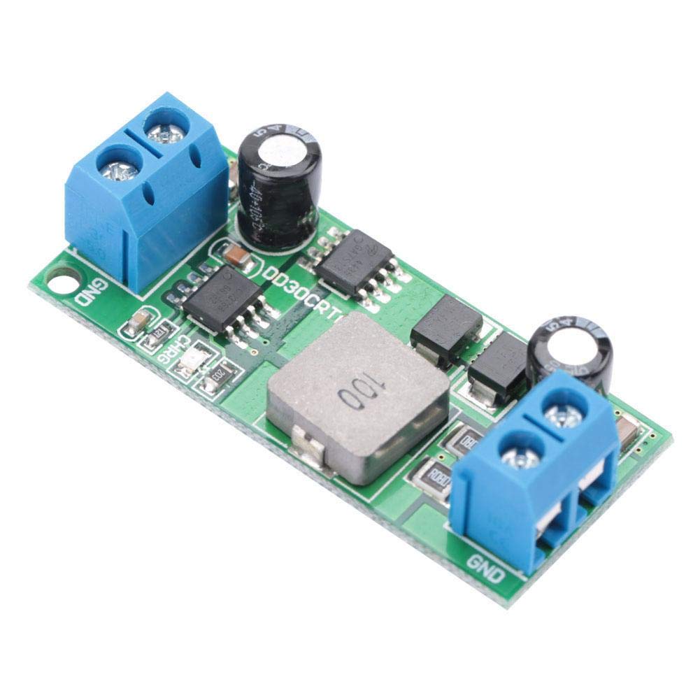 BTIHCEUOT Akku Lademodul mit einstellbarer Spannung für 3A 12V 1-1000AH Blei-Säure-Akkumulator (Terminal enthalten)