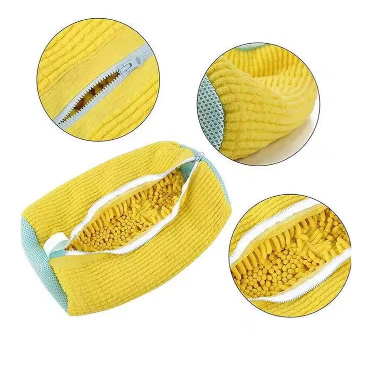 Shubag Sneaker Shoe Washing Machine Bags with Anti-Deformation Plastic Support - Image 2