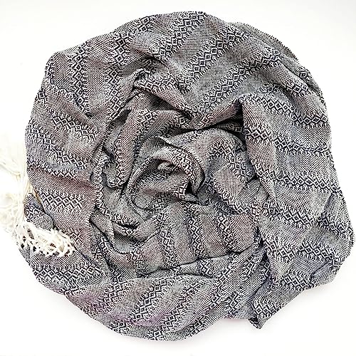 Baby Trapoz Mexican Rebozo Shawl, Scarf, Ideal for Natural Birth, Doula Massage, 118.11", Black3