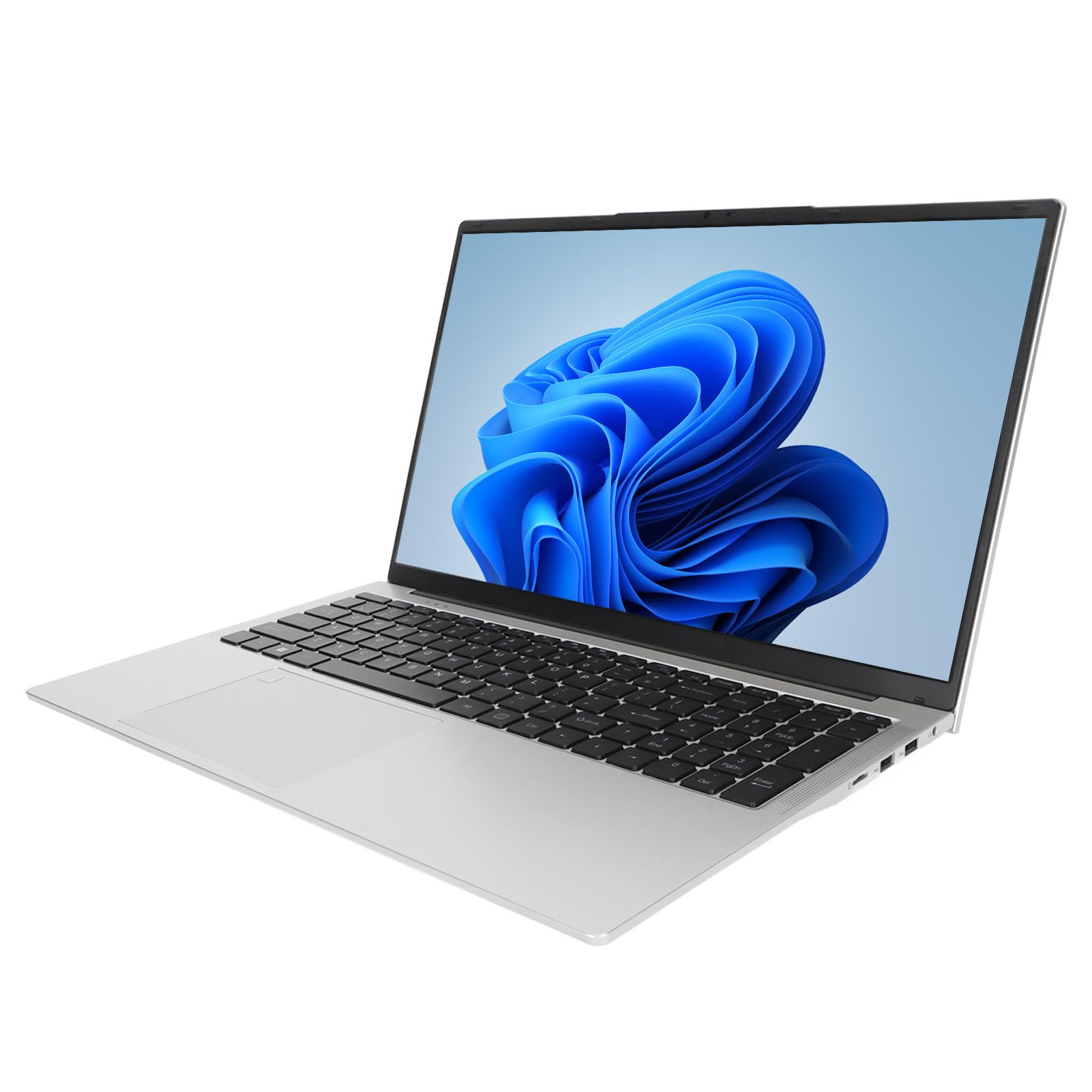 Asixxsix Laptop Aziendale da 17,3 Pollici, LPDDR4, 16 GB di RAM, Processore Quad-core da 2,9 GHz, Wi-Fi 5G, W11, Computer Tradizionale con Batteria da 7000 MAh, Webcam (16+256G Spina europea)