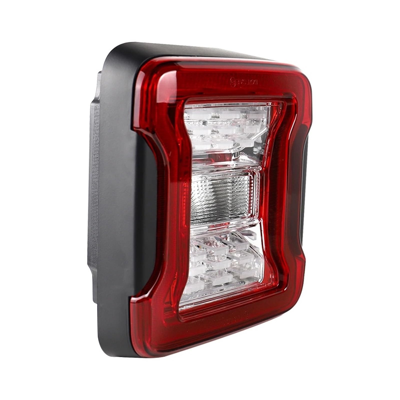 Luz Trasera Coche para Jeep Wrangler JL 2018-2023 2X Luces Traseras LED para Automóvil, Luz De Freno Trasera, Luz De Señal De Giro Y Marcha Atrás Traseras Después Luces(Clear Euro Version)