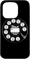Vista 14 de Divertida caja del teléfono del dial rotatorio analógico retro retro negro lindo negro para el iPhone 17