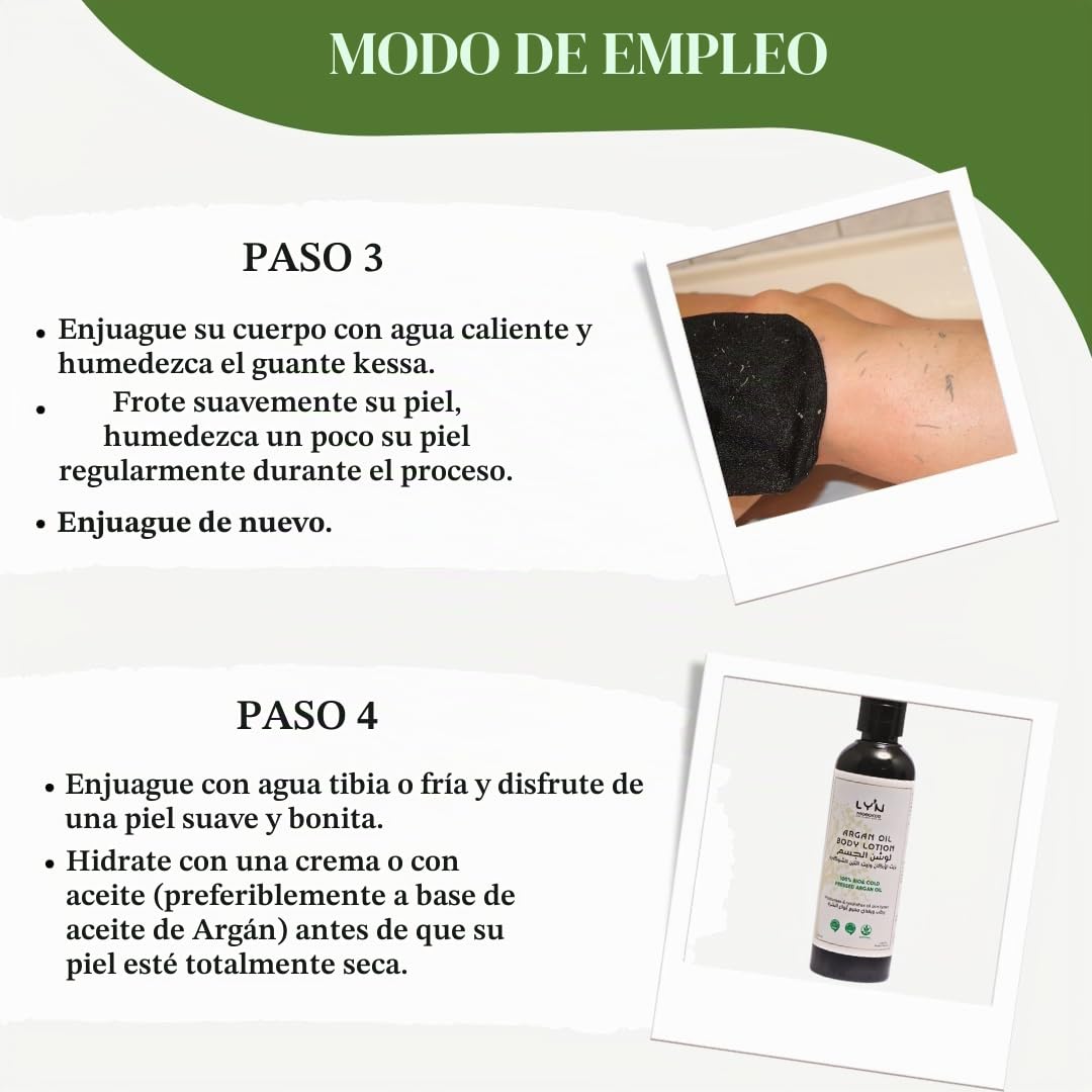 Exfoliante Corporal Brillo y Antirugosidades (Tabrima), 100%Natural y Orgánico con NILA, Oliban y Plantas-Para Queratosis, Celulitis, Desintoxicación Axilas, Antes del Bronceado y Depilación-Efectos