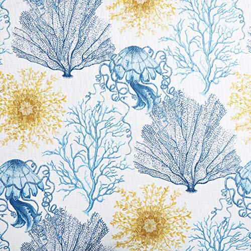 C&F Home Monterey Mist King Bedspread Cotton Machine Washable Soft Cozy for Couch Sofa Bed 120