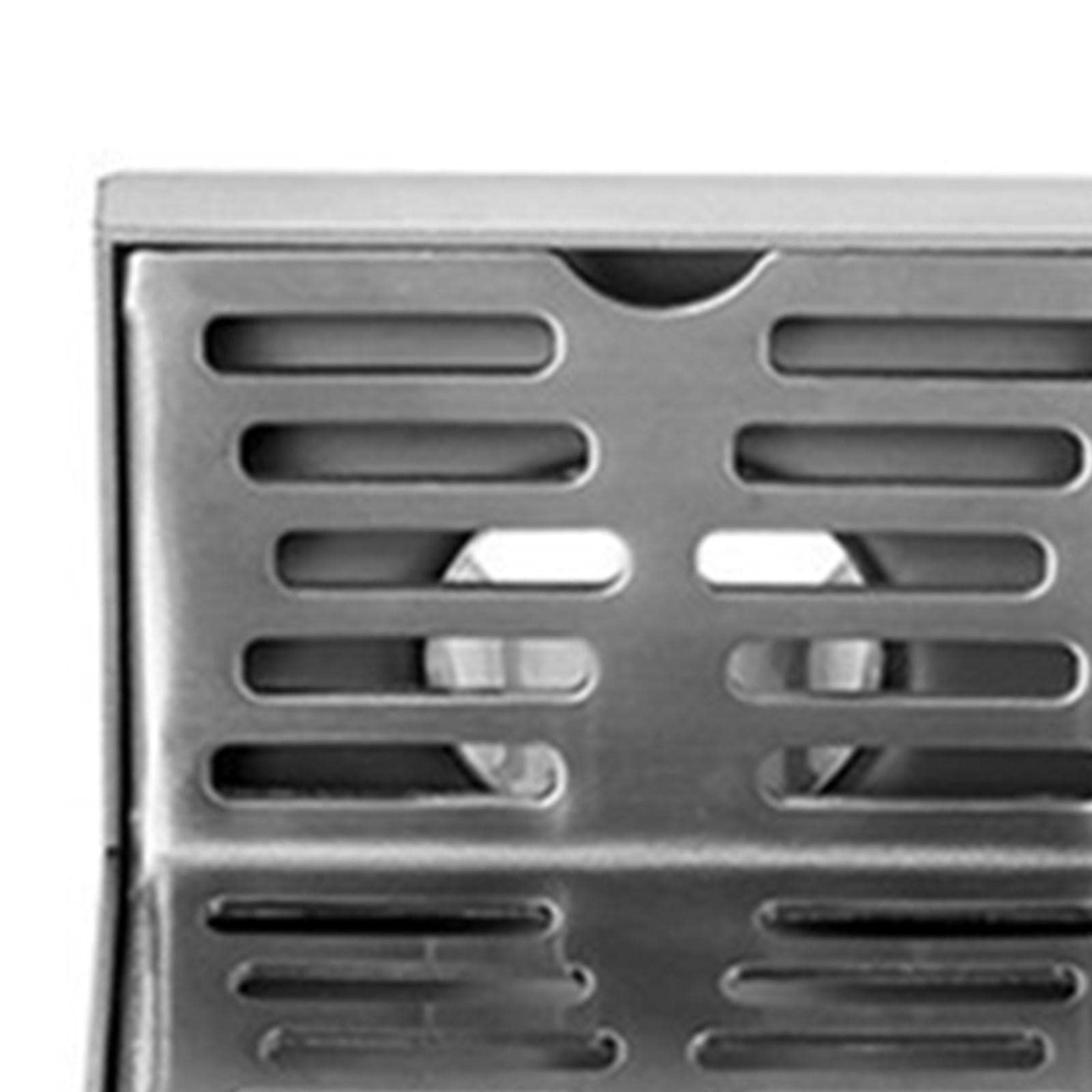 Piletta Doccia A Pavimento Drenaggio del filtro di scarico dell'acqua Doccia con griglia pavimento a forma L dello stesso strato(For 110mm PVC Hose)