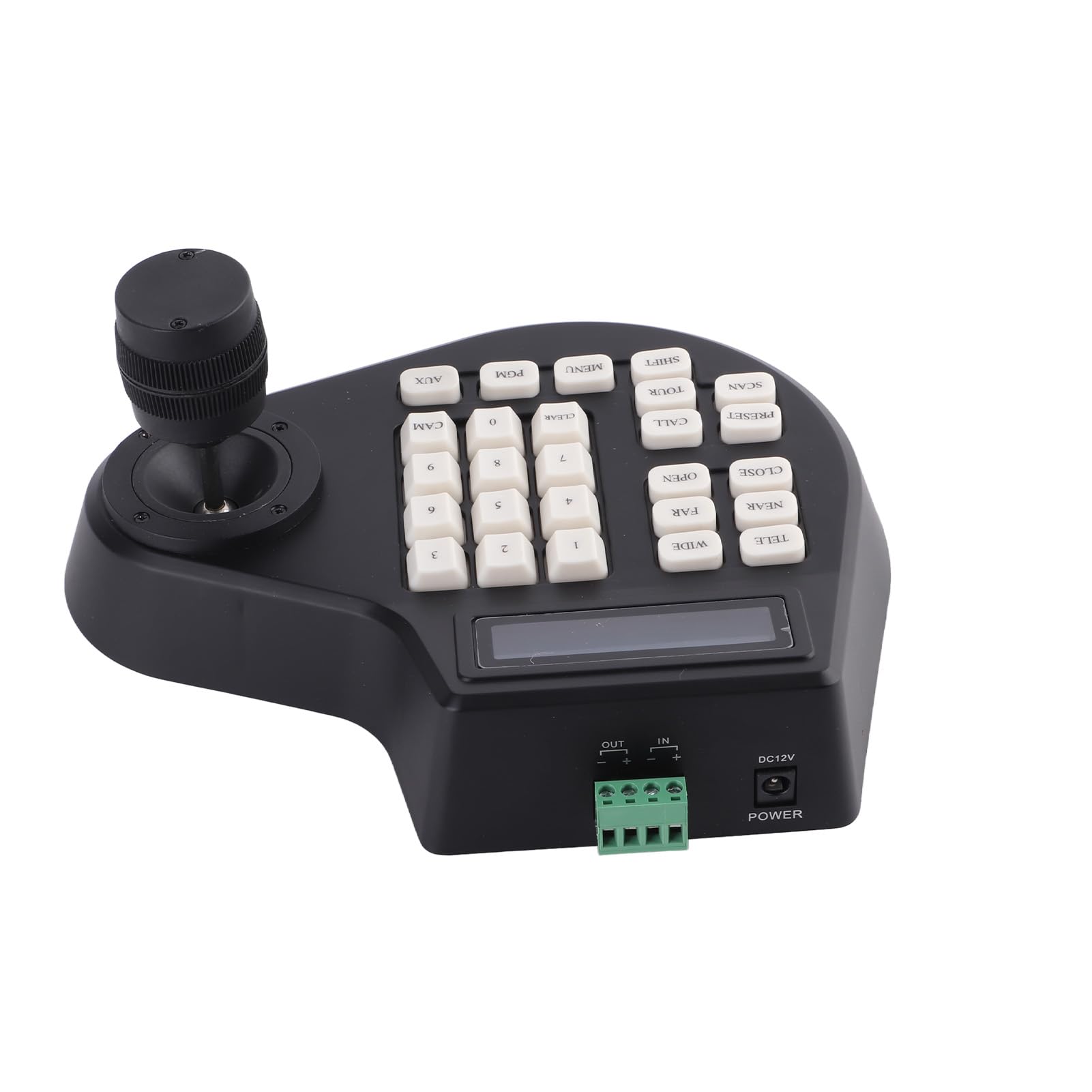 Controller tastiera per telecamera 3D PTZ con joystick, display LCD, dispositivo di controllo per telecamere dome di sicurezza, spina UE 100-240 V