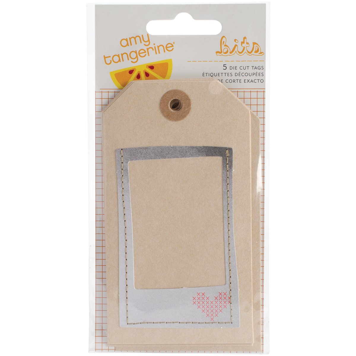 Etiquetas con capas tridimensionales American Crafts 368976 para scrapbook