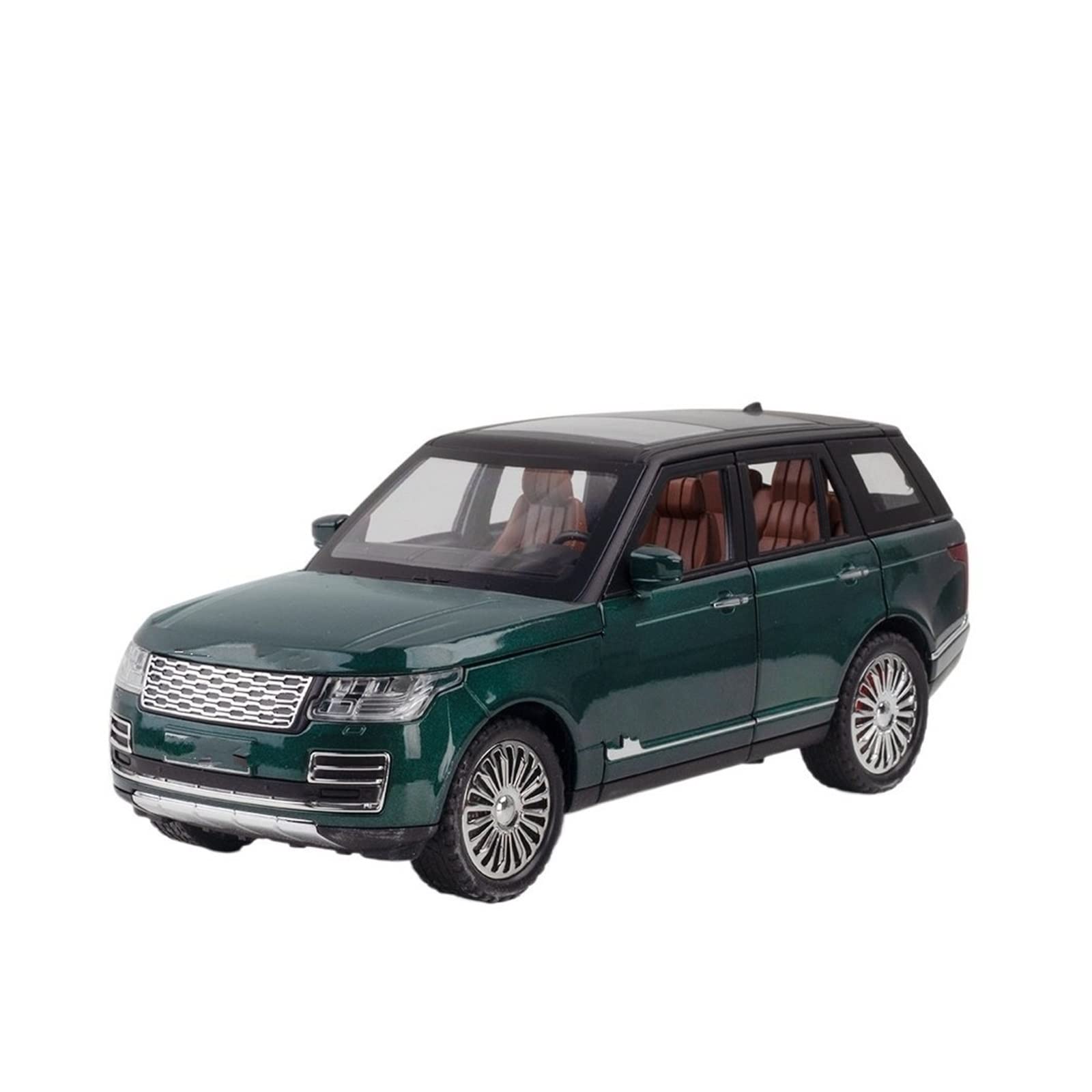 Modello di auto in lega pressofusa 1:24 per Land Rover Range Rover(Green)