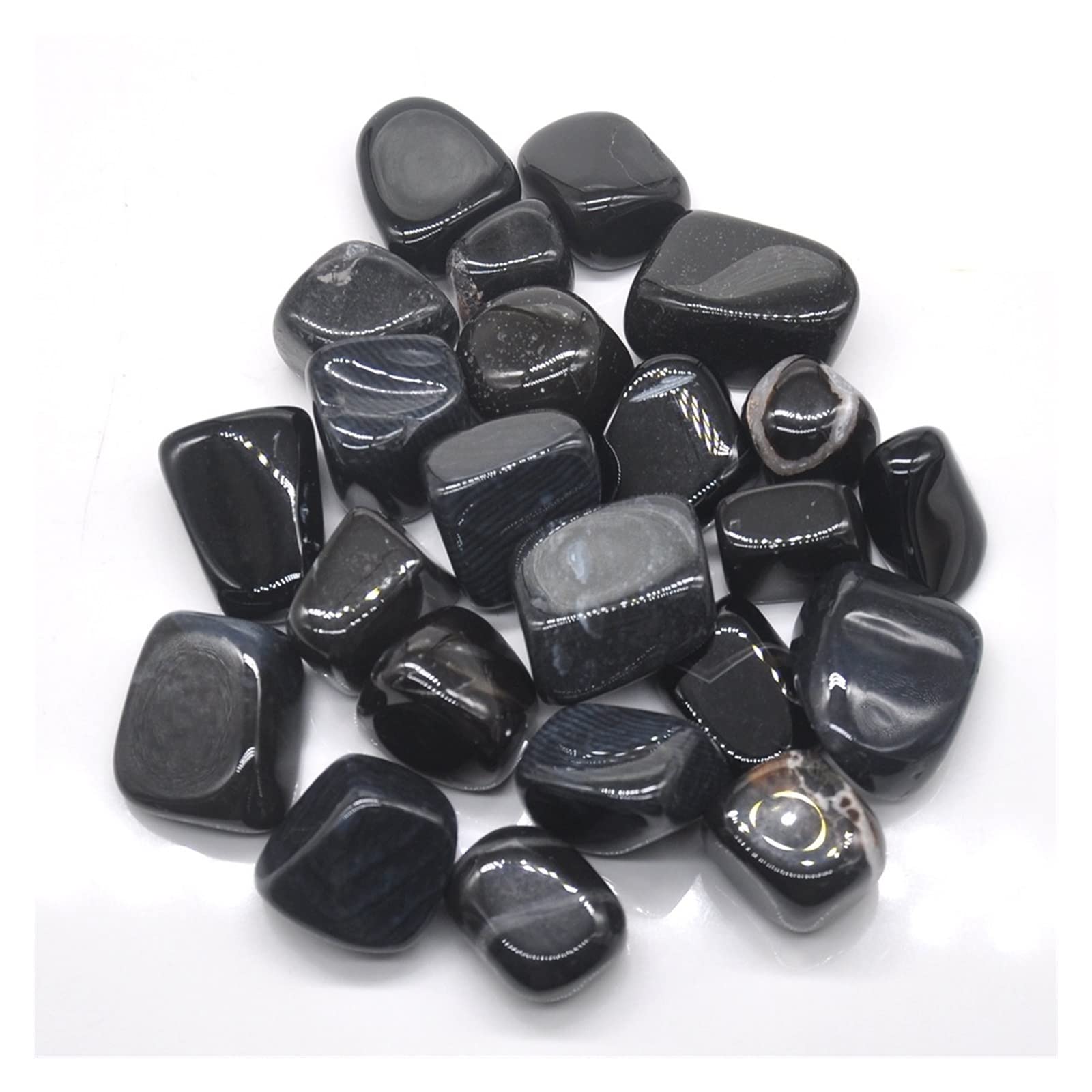 Amazon.co.jp: 天然水晶の原石 黒曜石ナチュラルブラック