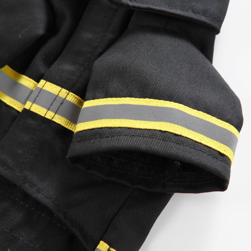 Beaupretty Feuerwehrmann Haustierkostüm XL Weiche Hundekleidung Transformierter Mantel Für Hunde Und Katzen Party Performance Verkleidung