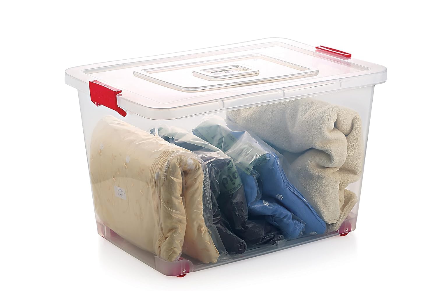 【新品】RAIN OR SHINE SOFT CONTANER L 40L SHYONA Plastic Multipurpose Stackable Storage Box with Lid