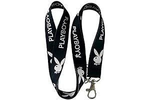 The Official Playboy Bunny Lanyard - A Playful & Stylish Accessory for Your Keys