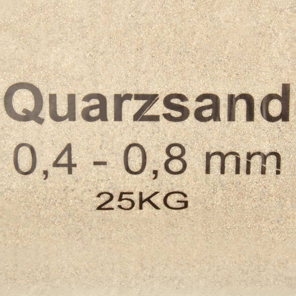 Generico Sabbia Filtrante 25 kg 0,4-0,8 mm,Casa e Giardino,Piscine e Spa,Accessori per Piscina e Spa,Filtri Piscine e Spa,25.6 kg,93201
