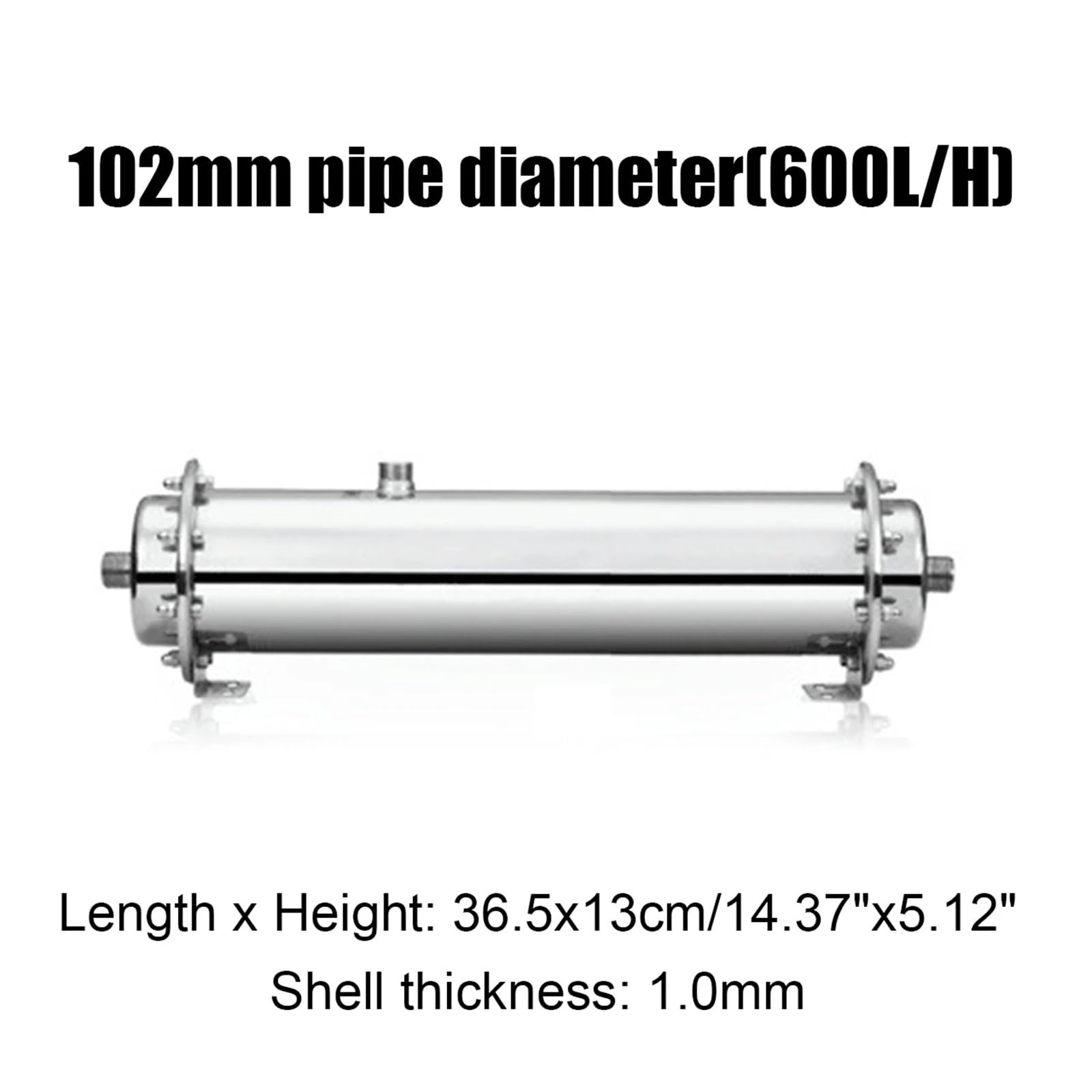 Osmosis Inversa Domestica, Filtro de Agua de Acero Inoxidable 600L/1000L 304, purificador de ultrafiltración PVDF, filtros UF Rectos for Bebidas comerciales en el hogar y la Cocina