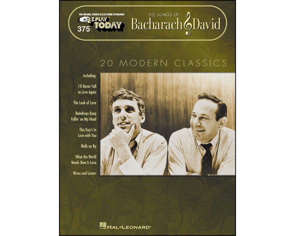 Hal Leonard The Songs of Bacharach & David: E-Z Play Today Volume 375