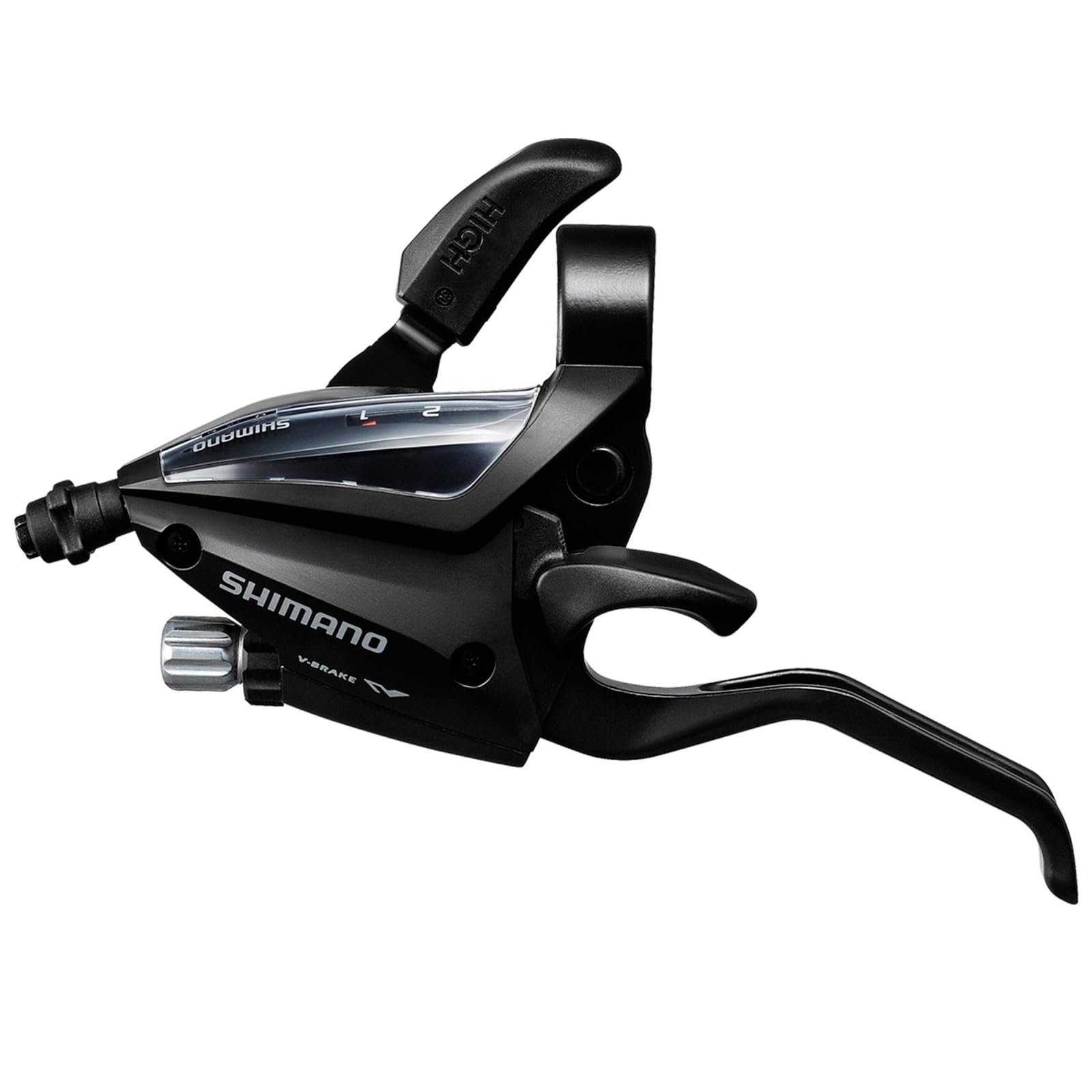 Shimano Altus ST-EF41 EZ Fire Plus STI Set For V-brakes - Triple - 2-finger Lever - Black
