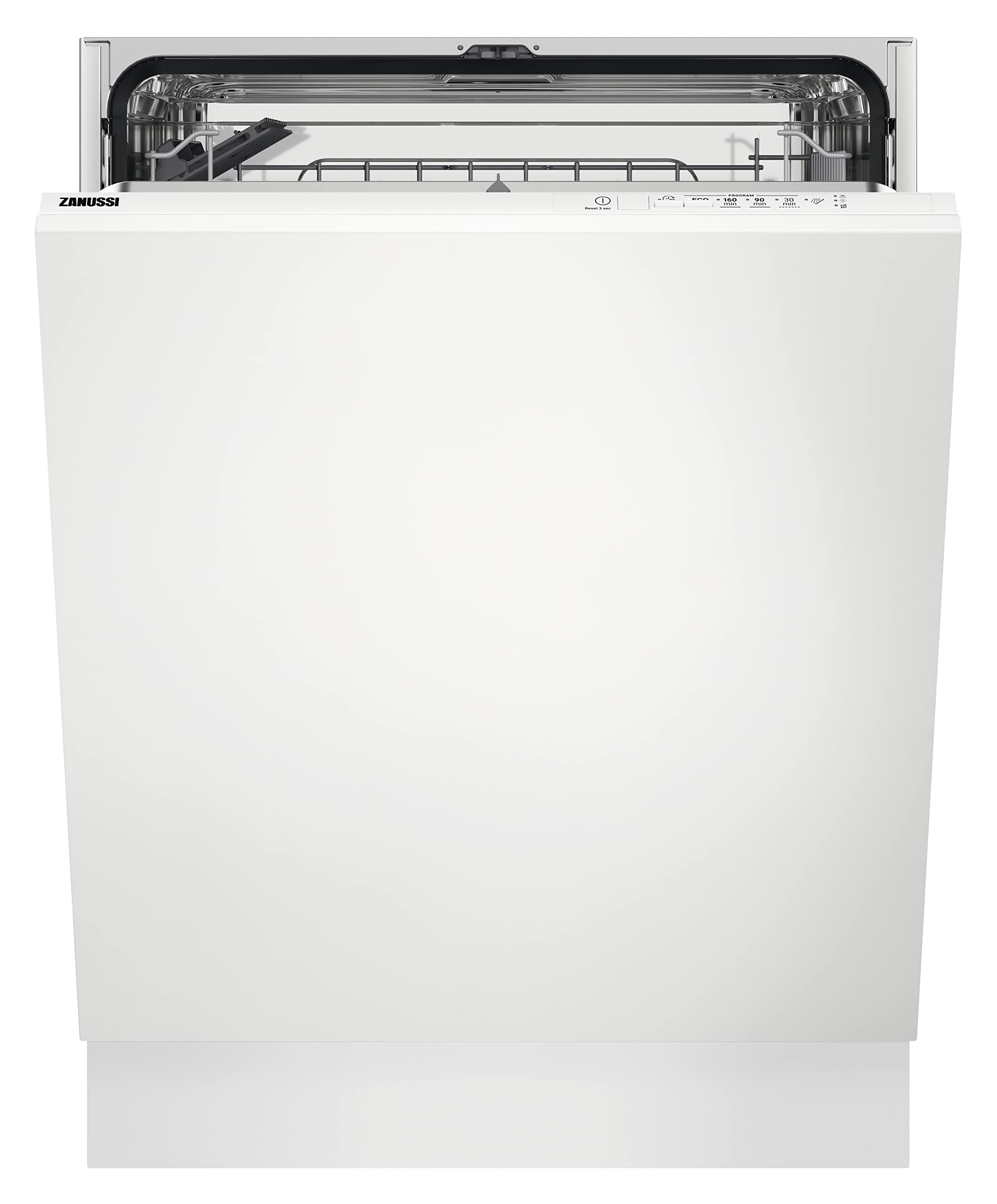 Zanussi Series 20 AirDry Fully integrated Dishwasher with AirDry Technology ZDLN1522 13 Settings, 5 Programmes, 60cm, Quick Wash, Rinse & Hold, White [Energy Class E] [Energy Class E]