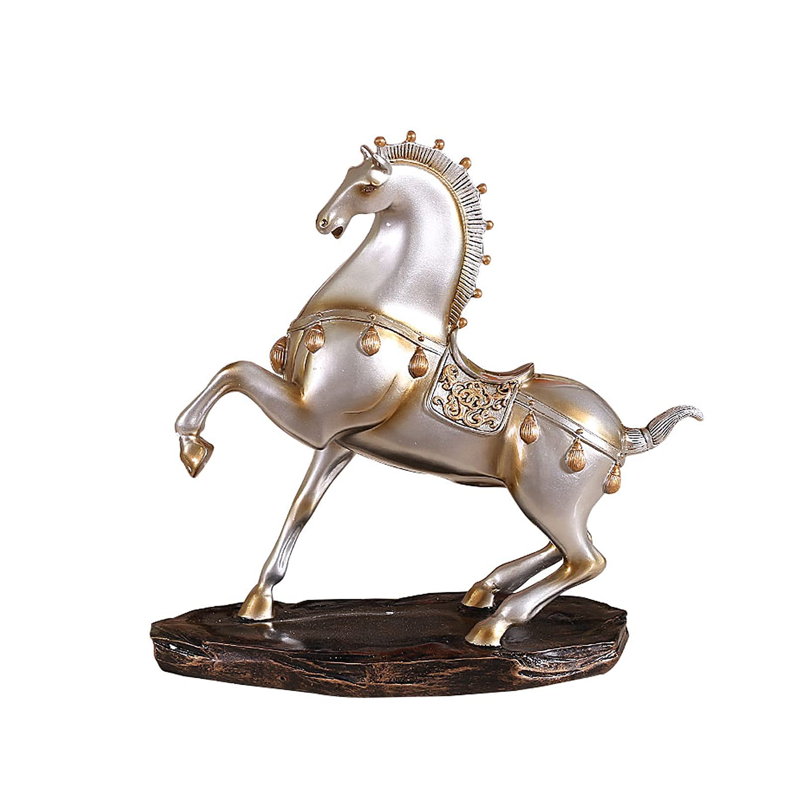 Sculpture Cheval en résine de collection pour décoration intérieure haut de gamme