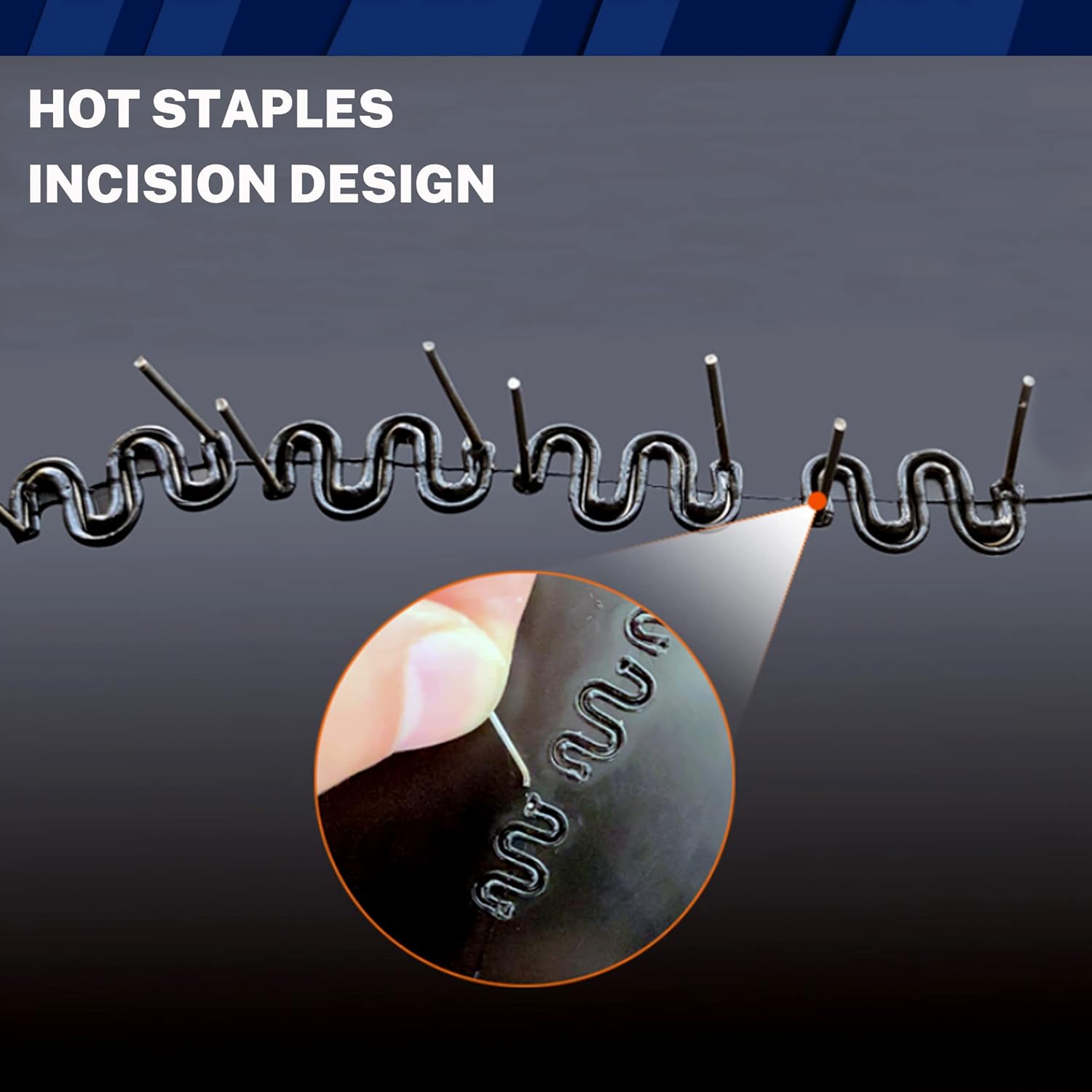 Allturn Upgraded 100W Plastic Welder,Plastic Welding Kit,Hot Stapler Kit,400PCS Staples, Plastic Welder Gun (Yellow) Patent Number D970324 : Office Products