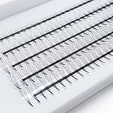 volume ciglia 3d estensioni cluster russo ciglia individuali volume professionale c curl lash extensions 2trays (4d / 5d)