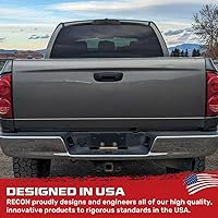 Vista 7 de RECON - Compatible con RAM 1500 2002-2008 y RAM 2500/3500 2003-2009 - Kit de 3ª luz de freno LED ahumada con luces de carga blancas en lente ahumada