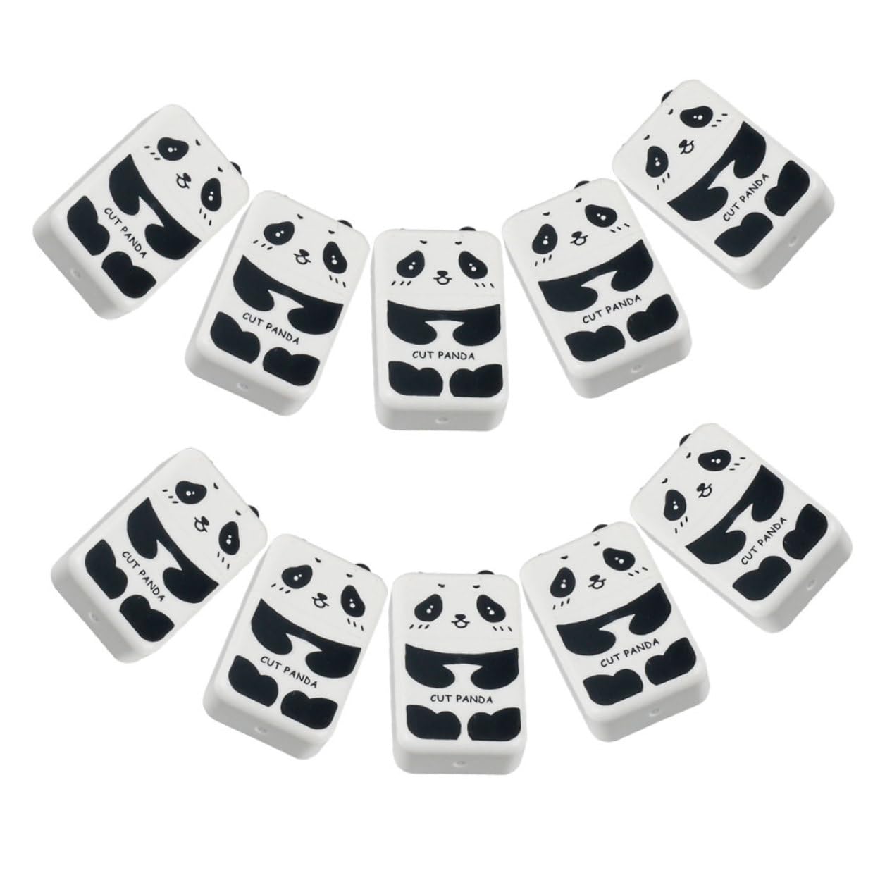 OSALADI 3 Sätze Panda Radierer Multifunktionale Bleistift Radierer Kreative Schulbedarf Für Klassenzimmer Für Freunde Und Familie 10 Stück * 3