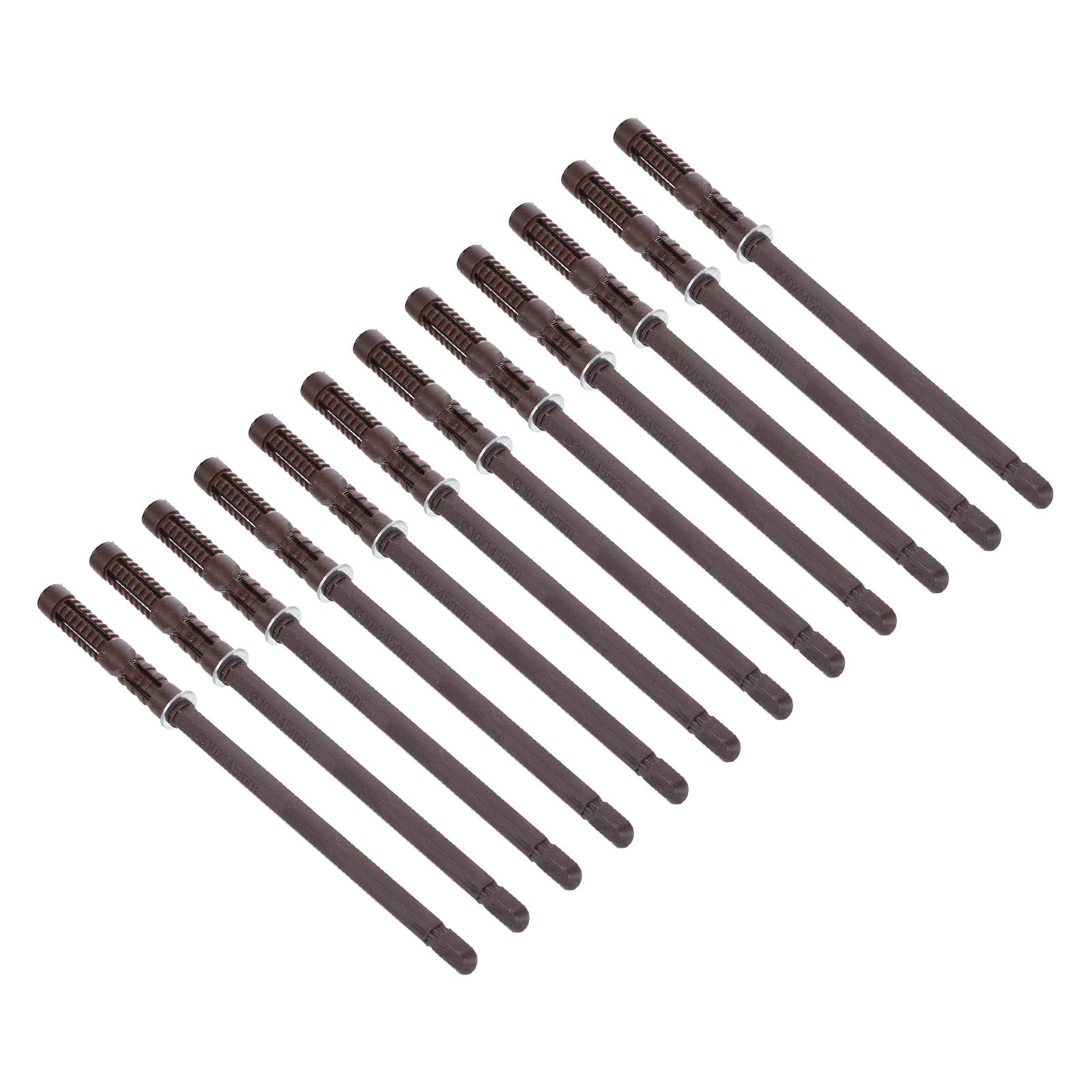 Support étagère flottante invisible uxcell marron en métal pour meuble en bois x12