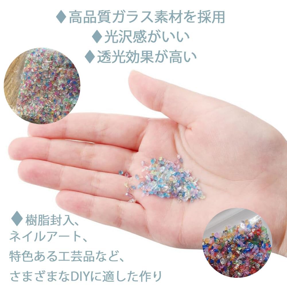 elly★Ｎｏ1730 琉球ガラスフリット✨薄ブルー★15ｇ Amazon.co.jp: サムコス ガラスフリット 琉球ガラス 約50g 小