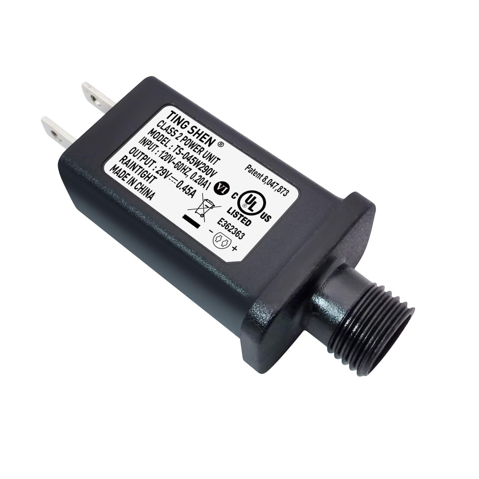 29V 13W 0.45A LED Power Supply – TS-045W 290V UL Certification Class 2 Power Supply Reliable & Safe Transformer for Christmas Tree Lights, LED Lighting [X5TC]